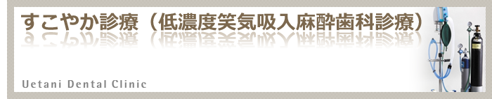 すこやか診療(低濃度笑気吸入麻酔歯科診療)