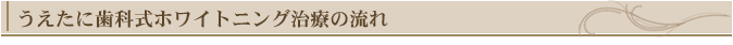 ホワイトニングについて