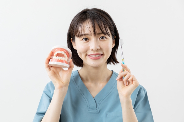 歯磨きの説明イメージ